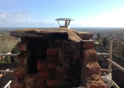 Rebuilding chimney breast