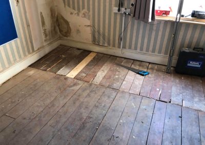 Repairing floorboards