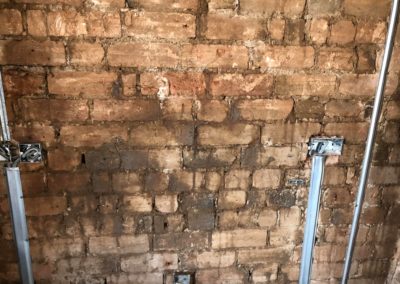 Repairing kitchen wall