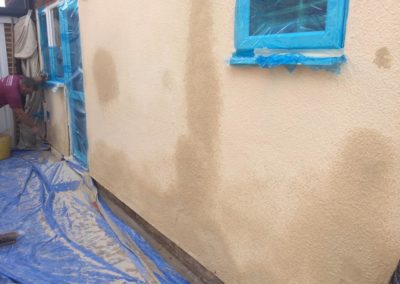 Repairing damp external wall