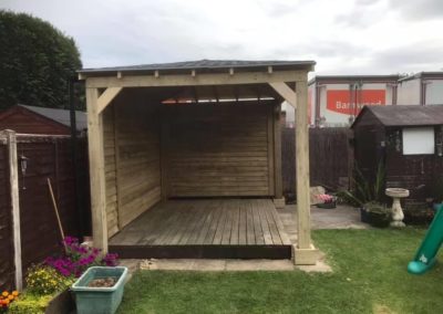 Wooden Gazebo with decking