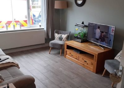 Porcelain Tile Flooring - Before & After